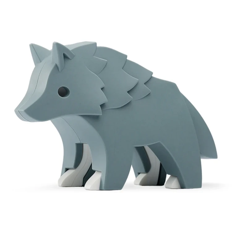 Figurki Half Toys do składania i poznawania budowy zwierząt leśnych