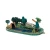 Diorama Half Toys z leśną sceną do ekspozycji złożonych figurek
