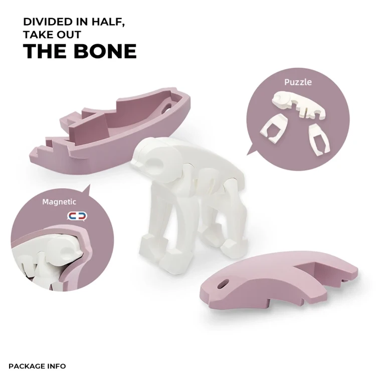Zestaw Half Toys z pięcioma magnetycznymi figurkami leśnych zwierząt