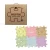 Modułowa mata sensoryczna Baby Set Pastel Muffik w pastelowych kolorach, widok z góry