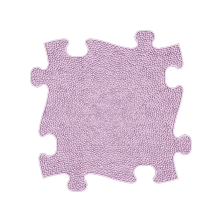 Zbliżenie na fakturę mat sensorycznych Baby Set Pastel Muffik wykonanych z pianki EVA