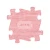 Widok boczny na miękką piankę EVA mat sensorycznych Baby Set Pastel Muffik