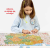 Ilustracja z puzzli Mapa Polski Bright Junior Media - zbliżenie na elementy i informacje edukacyjne