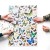 Zbliżenie na fragment obrazu z motylami w puzzlach 1000 elementów Bright Junior Media