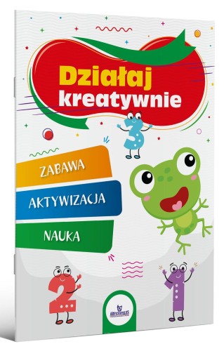Książka Działaj kreatywnie Arystoteles z ćwiczeniami rozwijającymi kreatywne myślenie dzieci