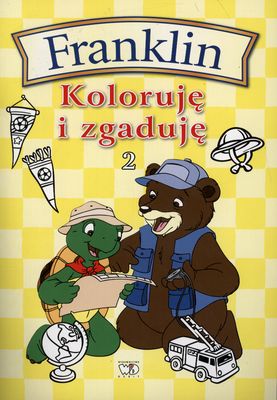 Okładka książki Franklin. Koloruję i zgaduję 2 od DEBIT dla przedszkolaków