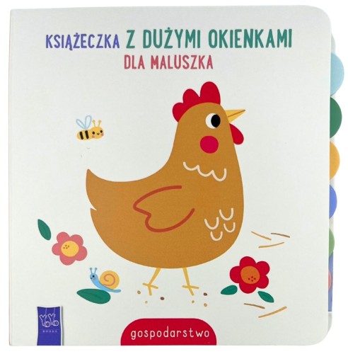 Książeczka Gospodarstwo YOYO BOOKS z dużymi klapkami do odkrywania odpowiedzi o zwierzętach