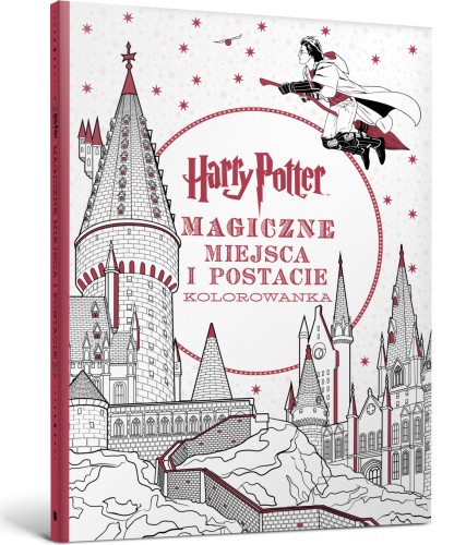 Kolorowanka Harry Potter Artbooks z magicznymi miejscami i postaciami, wydanie liczące 96 stron.