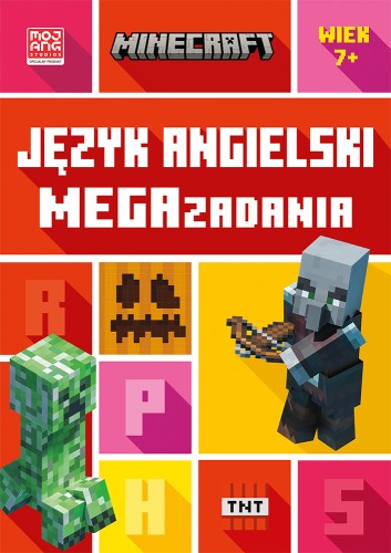 Minecraft. Język angielski – megazadania dla dzieci 7+, książka HarperKids