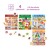 Puzzle edukacyjne Na zakupy 4w1 Bright Junior Media – elementy i opakowanie