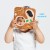 Elementy puzzli z dziurką Tu mieszkam – detal ilustracji i kształtów od Bright Junior Media