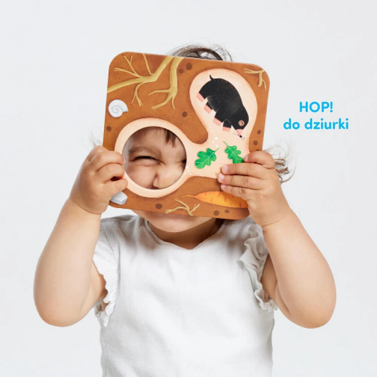 Elementy puzzli z dziurką Tu mieszkam – detal ilustracji i kształtów od Bright Junior Media