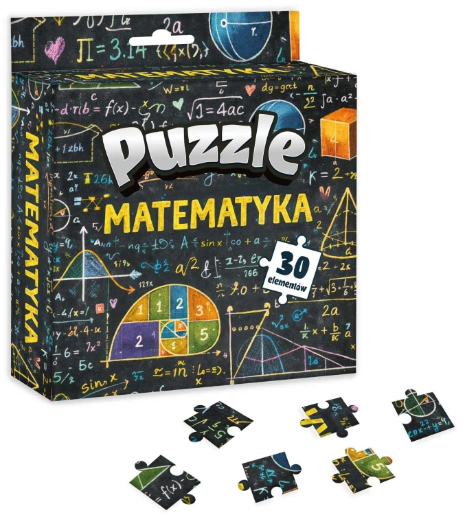 Puzzle edukacyjne Matematyka 30 elementów marki KANGUR z ilustracjami zachęcającymi do nauki