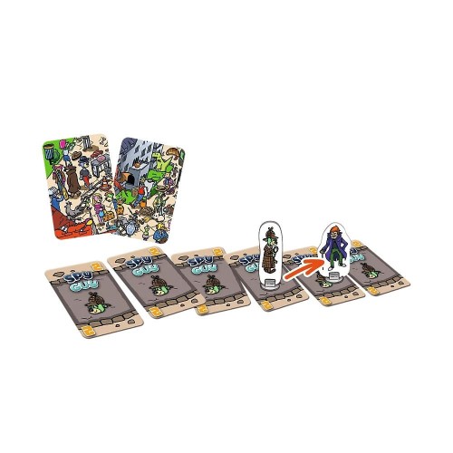 Zestaw kart do gry Spy Guy 2 Trefl PAP - plansza i elementy gry