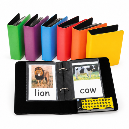 Albumy edukacyjne z nagrywaniem głosu TTS A5 – 6 szt., 30 przycisków paktoo pl.png