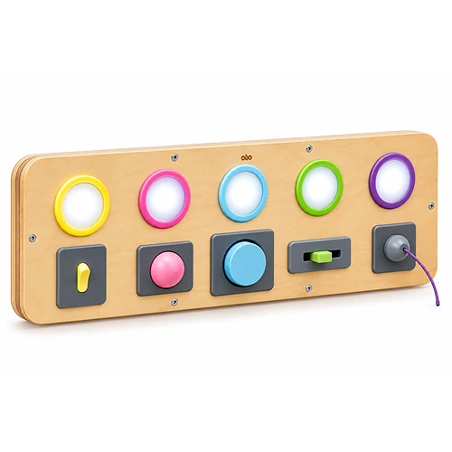 Tablica manipulacyjna TTS z podświetlanymi przełącznikami 80 × 25 cm paktoo pl.webp
