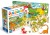 Dinozaury – maxi puzzle edukacyjne GRANNA, kolorowa układanka z 24 elementami