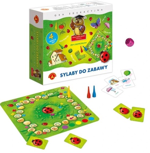 Sylaby do zabawy ALEXANDER GRY – logopedyczna gra edukacyjna dla dzieci 5+