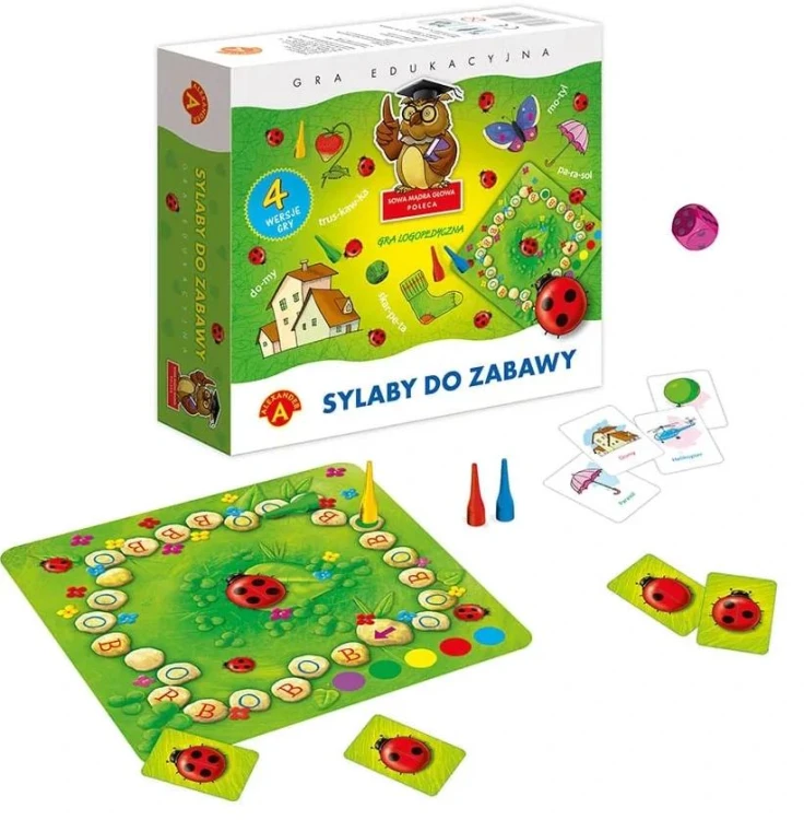 Sylaby do zabawy ALEXANDER GRY – logopedyczna gra edukacyjna dla dzieci 5+