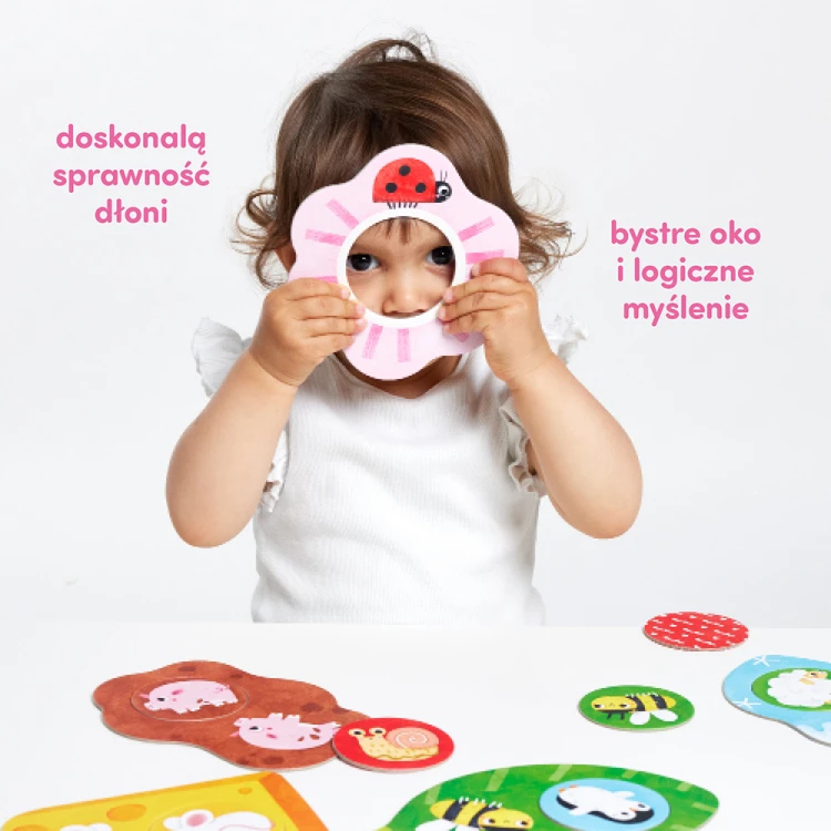 Zestaw puzzli Przyjaciele Bright Junior Media z 11 dwuelementowymi układankami
