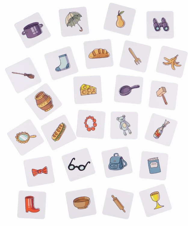 W krainie wyobraźni, ilustracje krain do rodzinnej gry na refleks