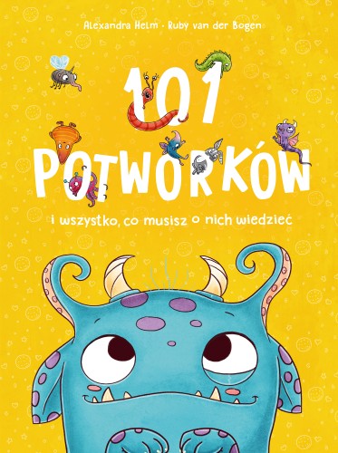 Książka 101 potworków Znak Emotikon o emocjach i niezwykłych stworach dla dzieci
