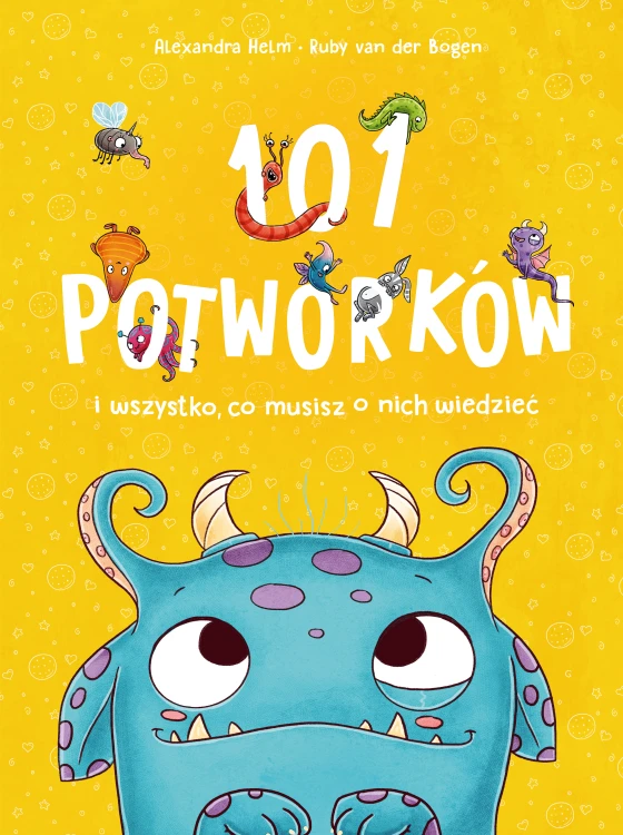 Książka 101 potworków Znak Emotikon o emocjach i niezwykłych stworach dla dzieci