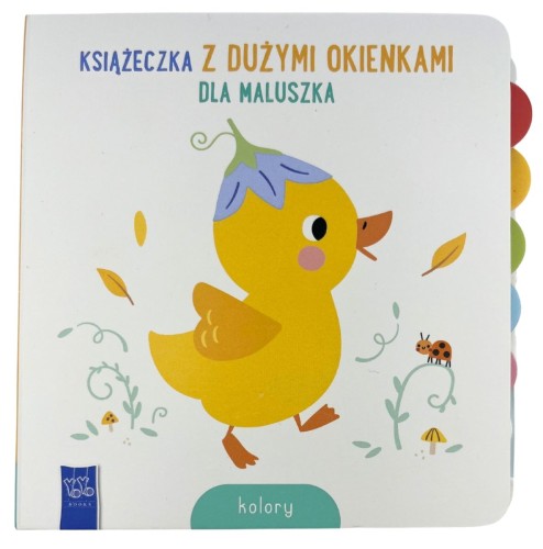 Kolory YOYO BOOKS, książeczka dla maluszka z dużymi okienkami do odkrywania odpowiedzi