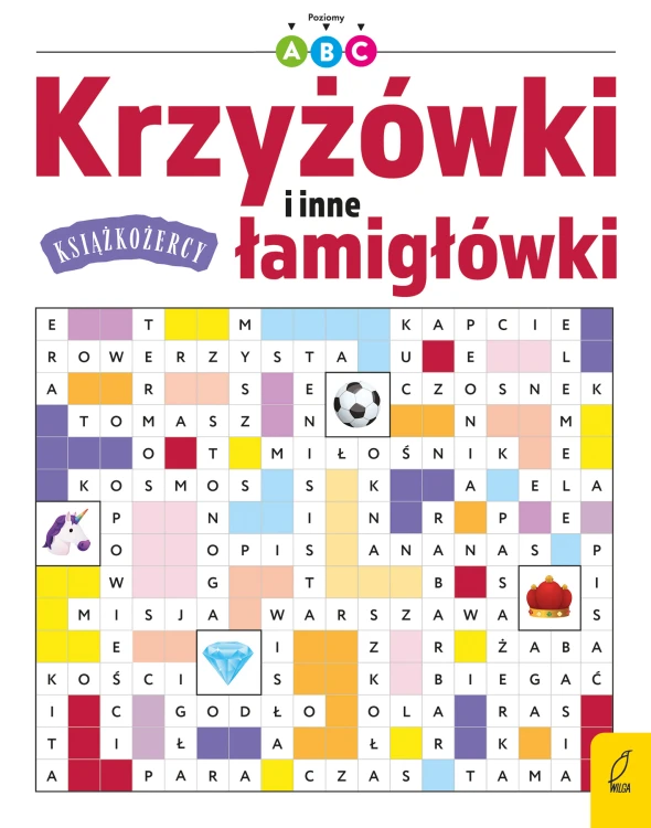 Książkożercy Wilga – książka z krzyżówkami, rebusami i zadaniami dla dzieci