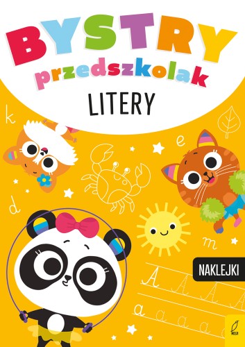 Bystry przedszkolak. Litery Wilga, książka z ćwiczeniami dla dzieci w wieku 3–5 lat