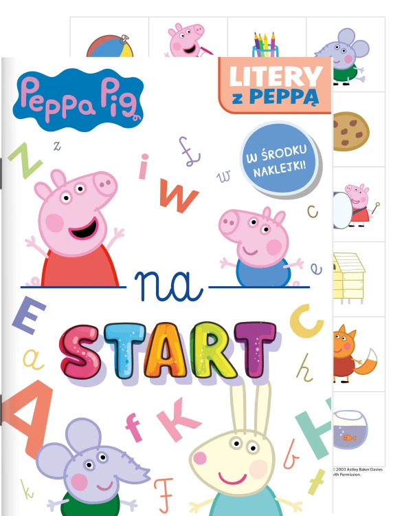 Książeczka Świnka Peppa. Na start 6. Litery z Peppą od Media Service Zawada