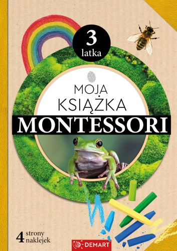 Moja książka Montessori DEMART dla 3-latka z zadaniami i łamigłówkami