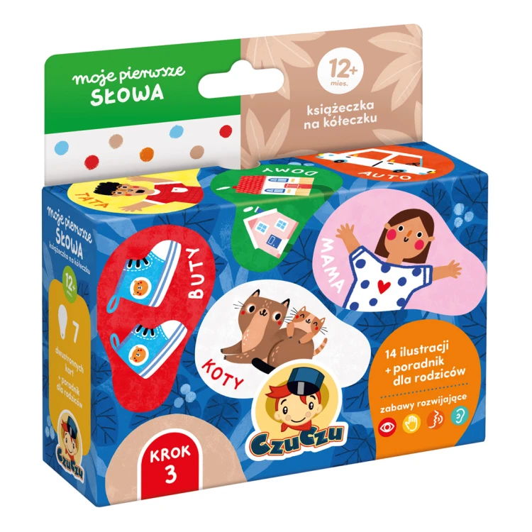 Książeczka obrazkowa CzuCzu Bright Junior Media dla dzieci od 12 miesięcy