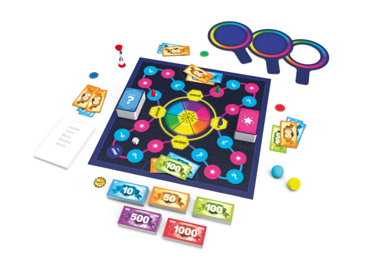 Gra Założysz się? Jackpot Tactic Games z zadaniami umysłowymi i zręcznościowymi