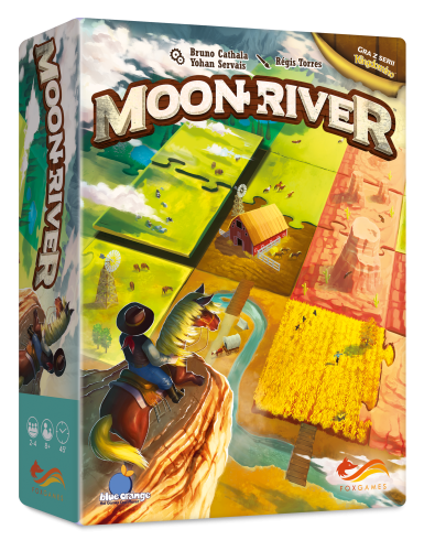 Moon River Fox Games, strategiczna gra planszowa o budowaniu rancza na Dzikim Zachodzie