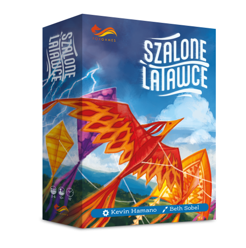 Szalone Latawce Fox Games – kooperacyjna gra rodzinna z kartami i klepsydrami