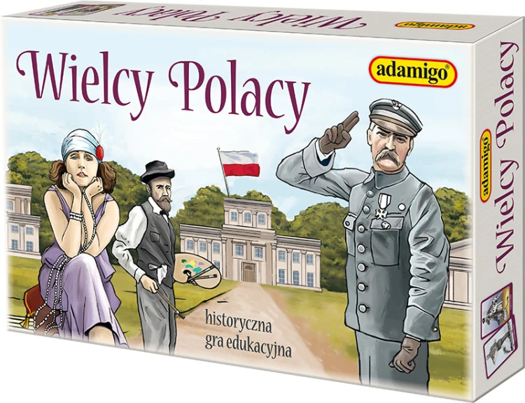 Wielcy Polacy ADAMIGO, edukacyjna gra historyczna o wybitnych postaciach Polski