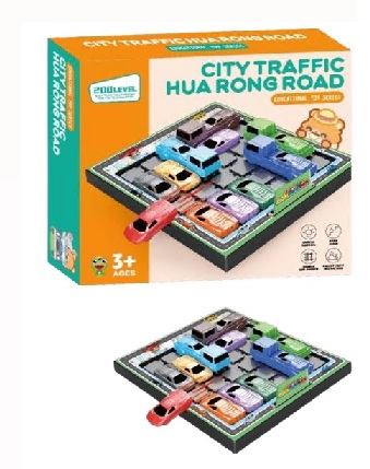 Wyjedź z parkingu, gra logiczna z samochodami Norimpex dla dzieci 3+