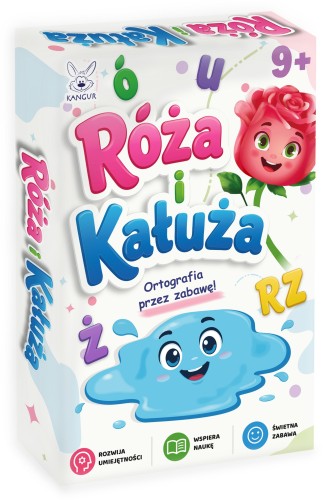 Róża i kałuża KANGUR, towarzyska gra z podchwytliwymi wyrazami