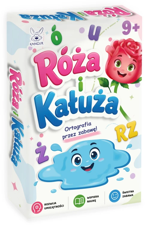 Róża i kałuża KANGUR, towarzyska gra z podchwytliwymi wyrazami