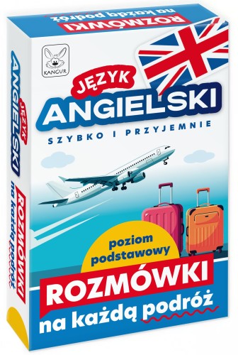 Zestaw KANGUR z angielskimi dialogami z lotniska, hotelu, restauracji i miasta