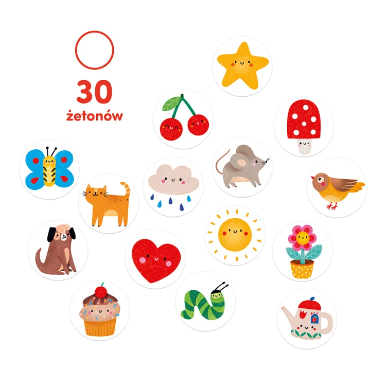 Gra Memorki Bright Junior Media z 15 parami elementów do wspólnej rozgrywki