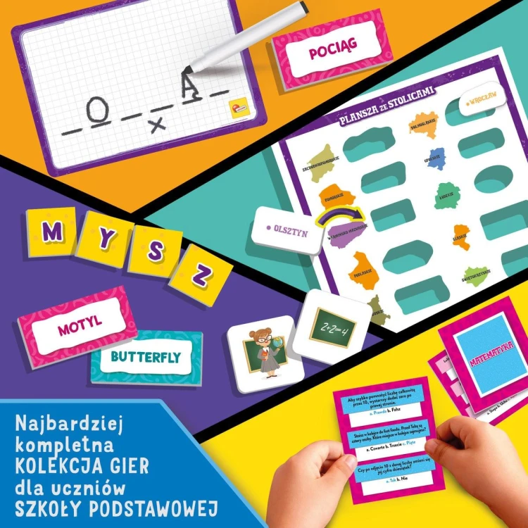 Gry edukacyjne Lisciani dla dzieci 5+ – propozycja aktywności i nauki przez zabawę