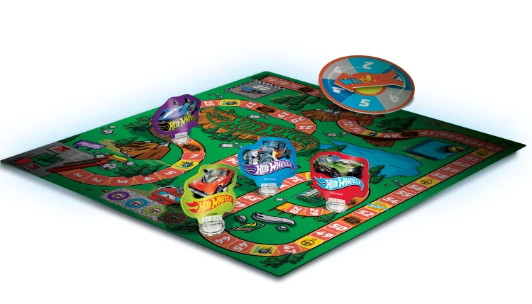 Gra planszowa Hot Wheels Speed Race Lisciani dla dzieci od 5 lat i rodzinnej rozgrywki.