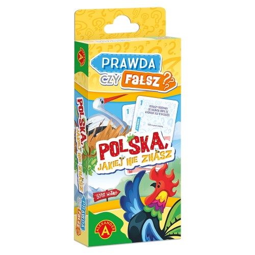 Quiz Prawda czy Fałsz? Polska – gra planszowa ALEXANDER GRY o wiedzy o Polsce