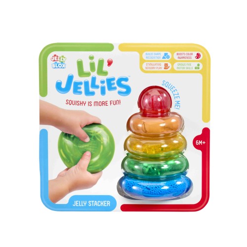 Jelly Stacker GOLIATH, miękkie krążki do sensorycznego układania dla niemowląt