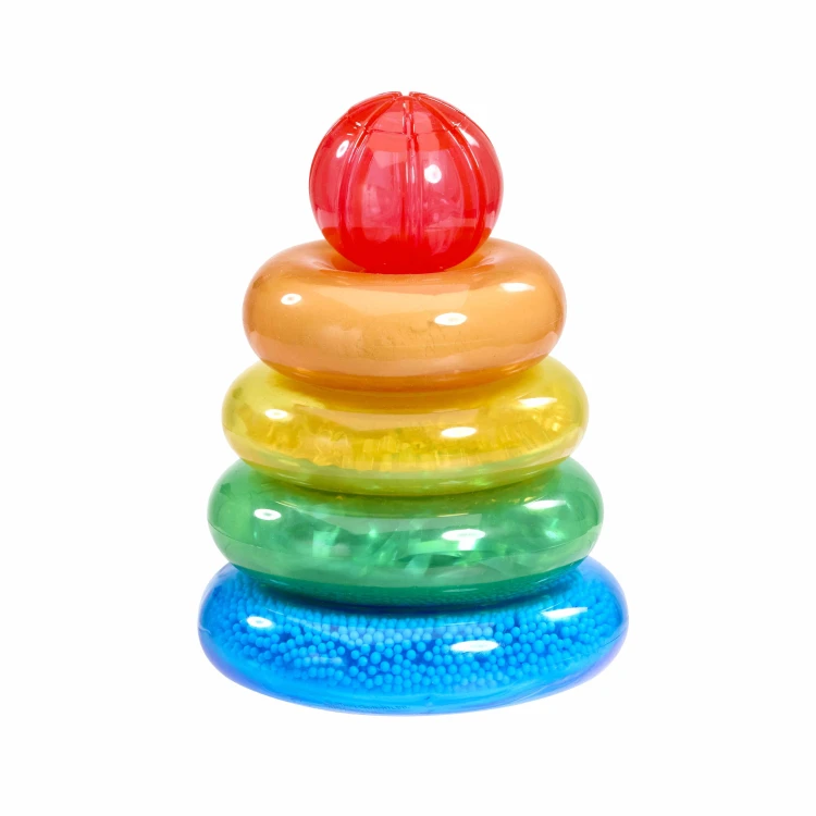 Elastyczne krążki Jelly Stacker GOLIATH do ściskania i poznawania tekstur
