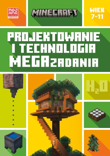 Minecraft Projektowanie i technologia HARPERKIDS, książka STEM z zadaniami dla dzieci