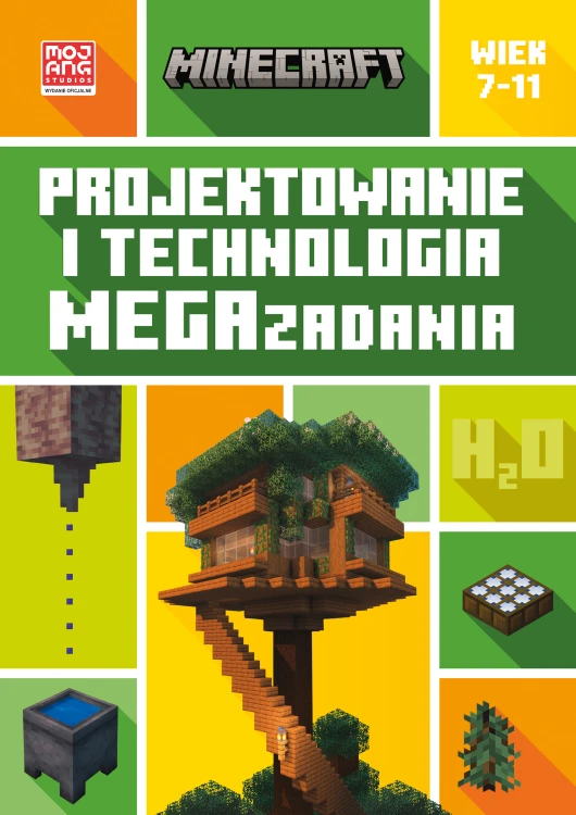 Minecraft Projektowanie i technologia HARPERKIDS, książka STEM z zadaniami dla dzieci