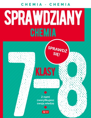 Sprawdziany z chemii DRAGON dla klas 7–8 – okładka publikacji z zadaniami i odpowiedziami